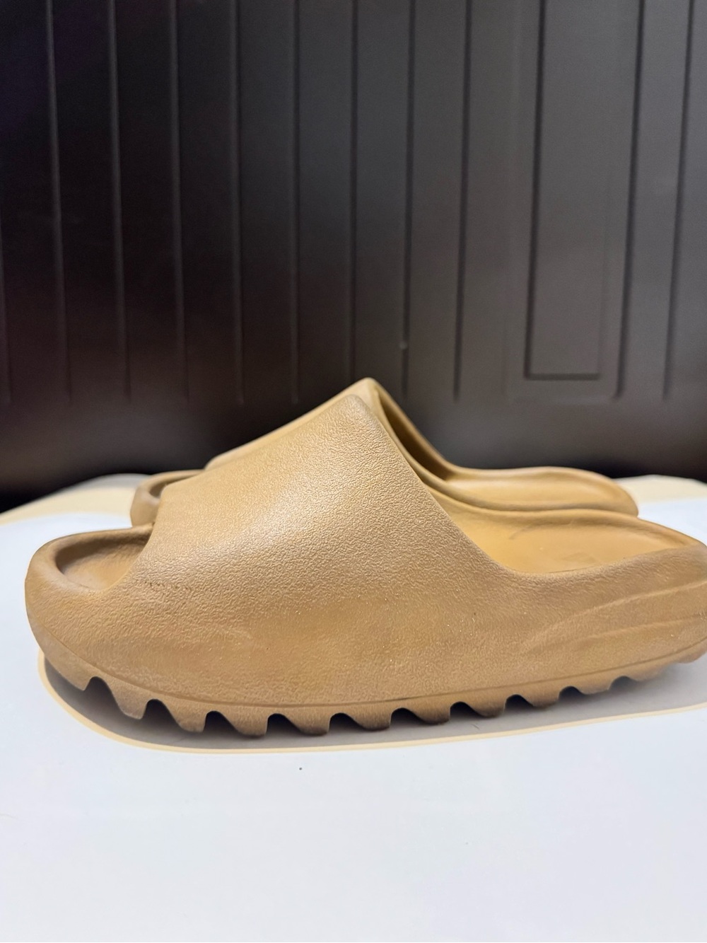 Yeezy Foam Slide Sandals in Tan